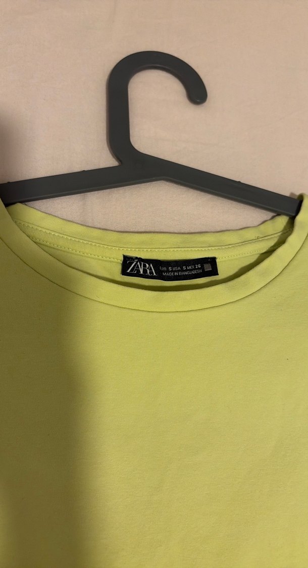 zara misket rengi crop top - Görsel 2