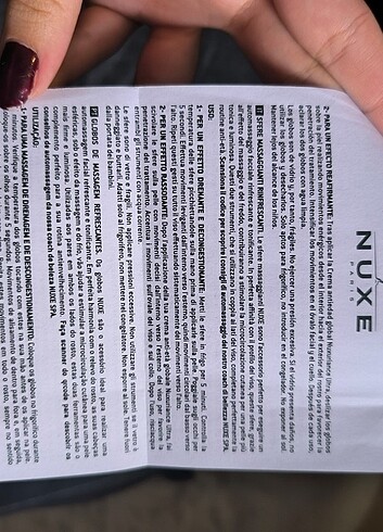 Nuxe cooling massage globes, yüz buzu - Görsel 4