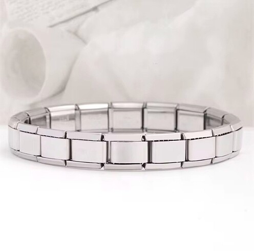 Beden Charm İtalyan Model Çelik Bileklik