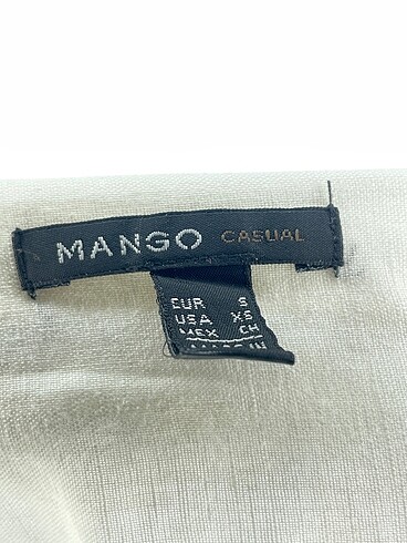 s Beden beyaz Renk Mango Bluz %70 İndirimli.