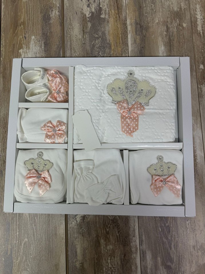 Bebek Kız Beyaz Dantel Nakışlı Hastane Çıkışı - Görsel 2