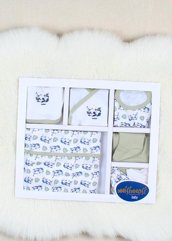 Bohem Tarzı Pamuk Bebek Hastane Kıyafeti - Görsel 2