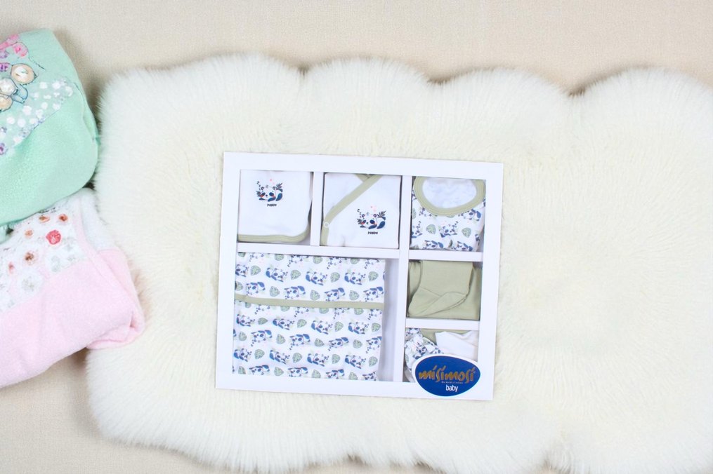 Bohem Tarzı Pamuk Bebek Hastane Kıyafeti - Görsel 2