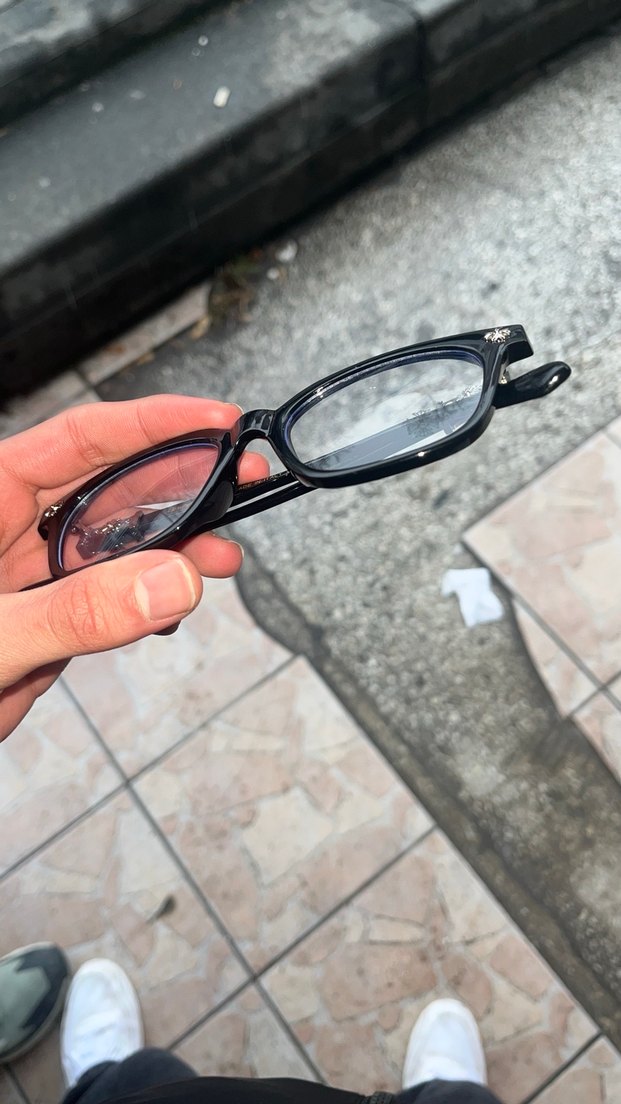 Chrome hearts gözlük - Görsel 4