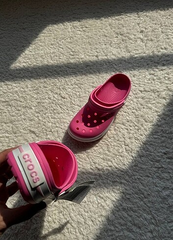 36 Beden pembe Renk Crocs terlik