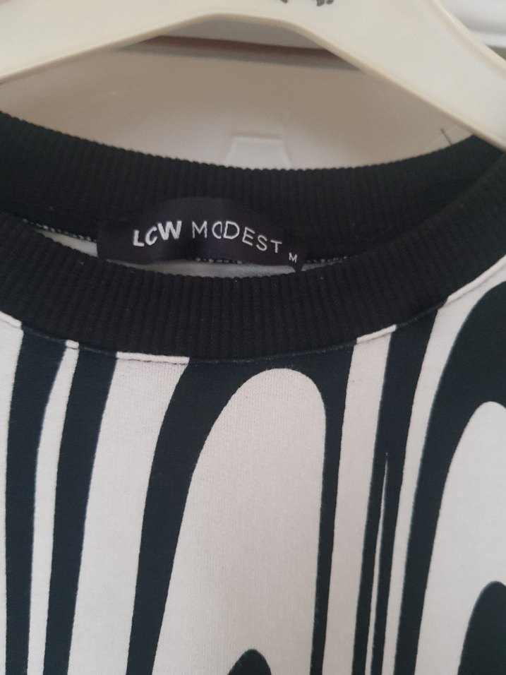 Zebra Desenli Kadın Uzun Kollu Sweatshirt - Görsel 4