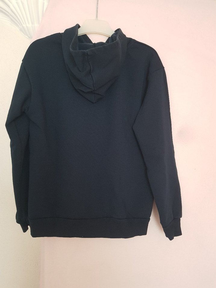 Kız Çocuk Payetli Baskılı Sweatshirt - Görsel 2