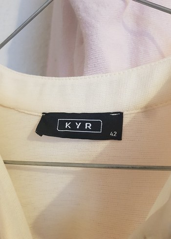 Düğmeli krem renkli Tunik - Görsel 5