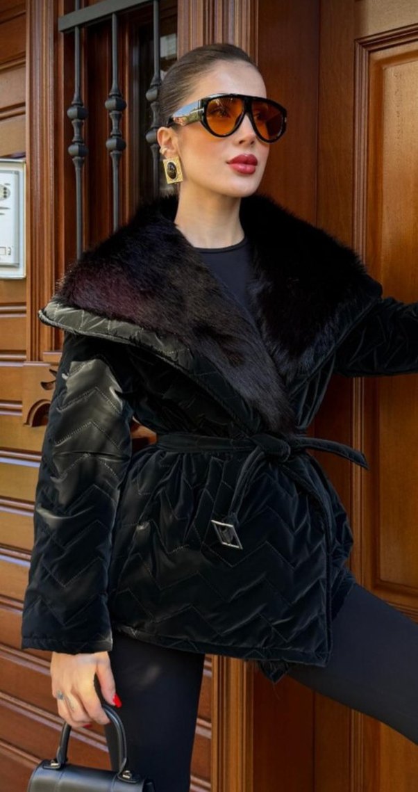 YAKA DETAYLI KADIN MONTU - Görsel 2