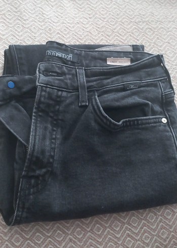 Gri Regular Fit Kadın Denim Pantolon 28/27