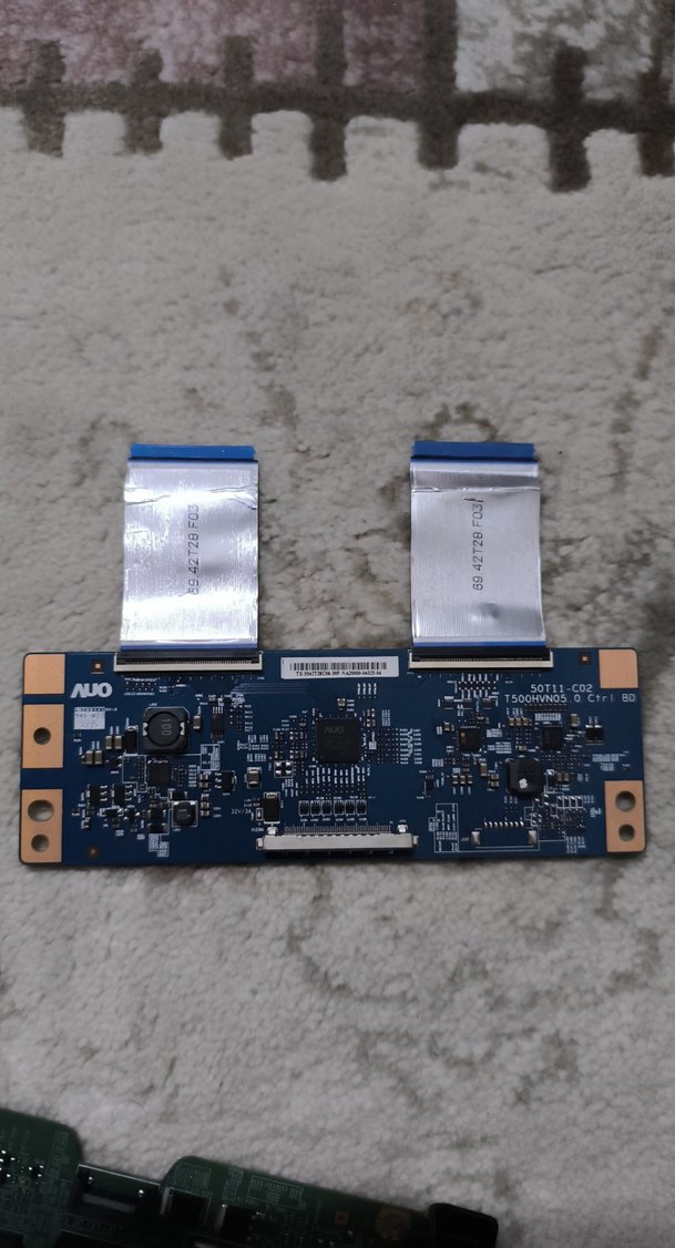 samsung tv anakart soket giriş kartı ve ekran kartı - Görsel 3