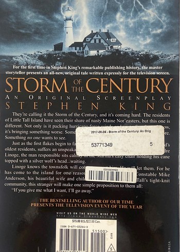 Stephen King - Storm of the Century