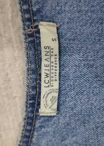 Kadın Mavi Denim Kısa Salopet - Görsel 6