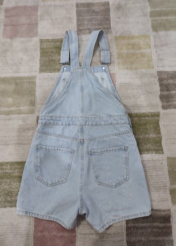 Kısa Denim Tulum - Görsel 6