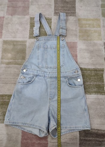 Kısa Denim Tulum - Görsel 5