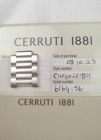 Cerruti saat kordon baklası cıwgh2111801