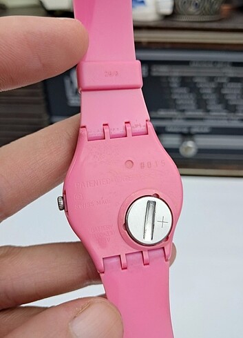  Beden pembe Renk Swatch kol saati