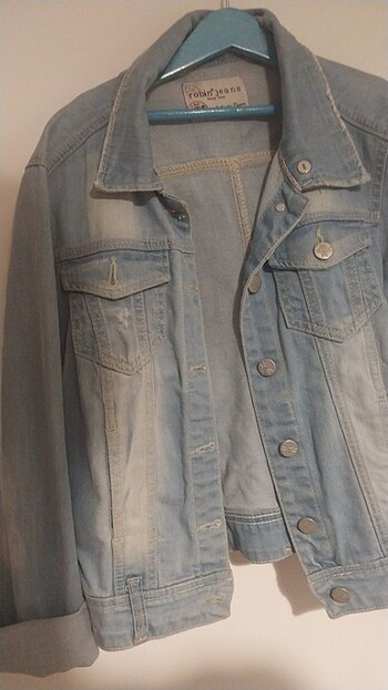 38 Beden mavi Renk Robin jeans kot ceket 