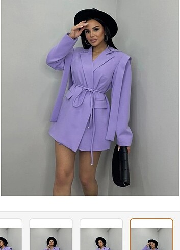 Diğer Bağlamalı blazer ceket 