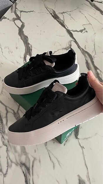 Lacoste SPORT Carnaby Platform Kadın Siyah Sneaker