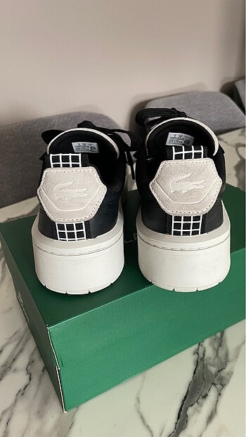 38 Beden Lacoste SPORT Carnaby Platform Kadın Siyah Sneaker