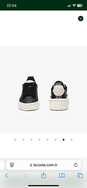Lacoste SPORT Carnaby Platform Kadın Siyah Sneaker - Görsel 6