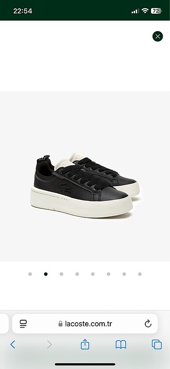 Lacoste SPORT Carnaby Platform Kadın Siyah Sneaker - Görsel 5