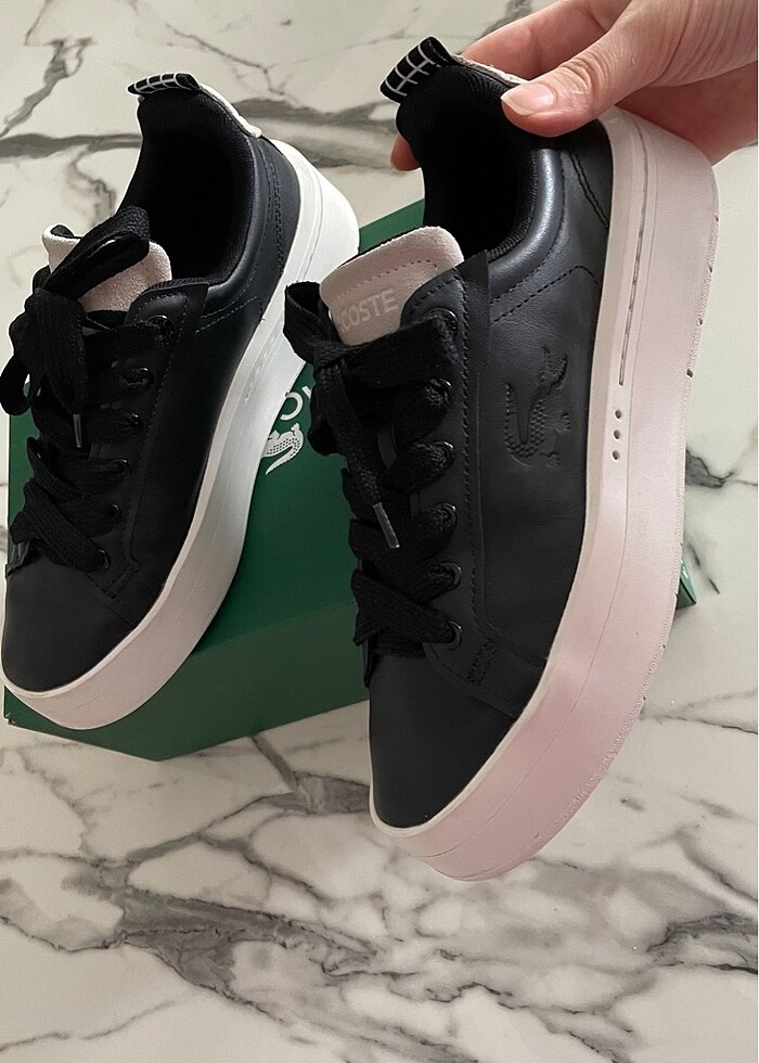Lacoste SPORT Carnaby Platform Kadın Siyah Sneaker - Görsel 2