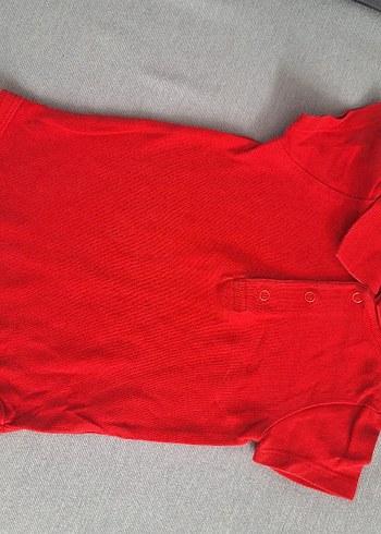 Erkek Çocuk Kırmızı Kısa Kollu Polo Tişört