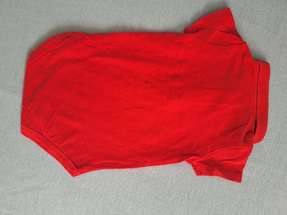 Erkek Çocuk Kırmızı Kısa Kollu Polo Tişört - Görsel 3