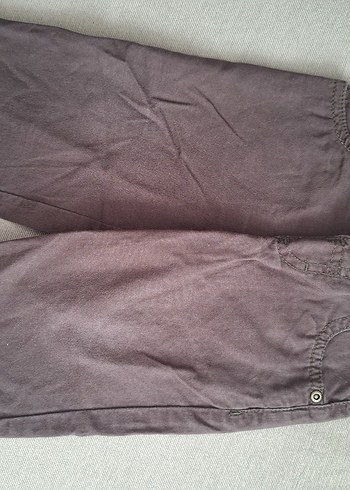 Düğmeli Erkek Bebek Gri Kot Pantolon - Görsel 2