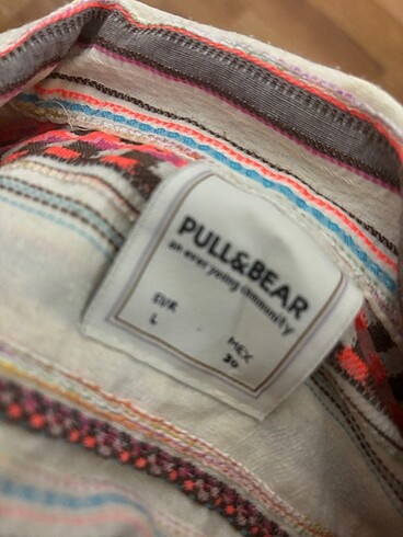 l Beden Pull and bear kot ceket