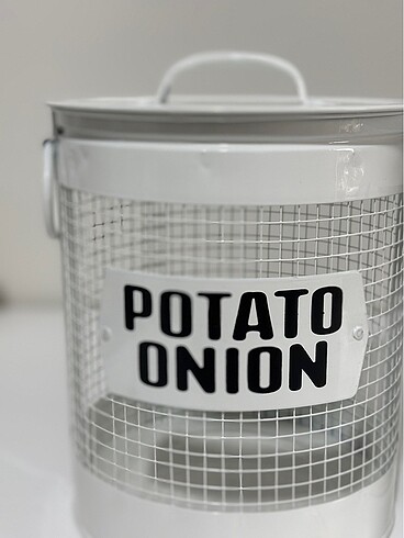 Beden 2 li Galvaniz patates soğan kovası