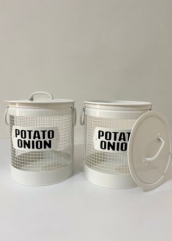 Diğer PS-11 2li beyaz tel patates soğan sepeti