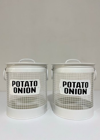 PS-19 2li beyaz patates soğan sepeti