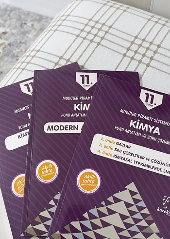 11. Sınıf Kimya Konu Anlatımı ve Soru Çözümü Kitabı set
