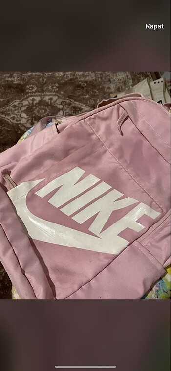 Beden pembe Renk orjinal nike pembe okul cantasi
