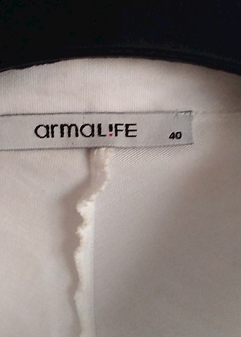 40 Beden Kadın Beyaz Keten Gömlek Uzun Kollu