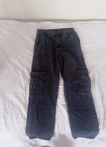 Siyah kargo pantolon 27 beden 
