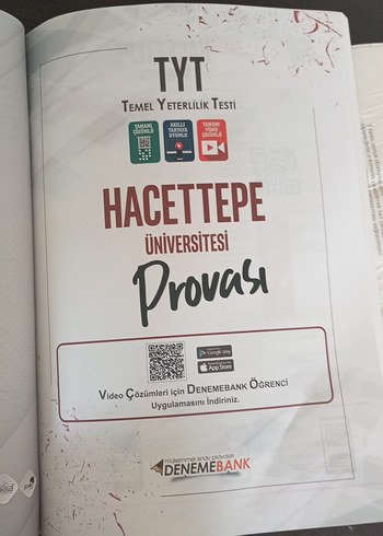 Beden Renk TYT Üniversiteler Karması 5 Deneme Sınavı