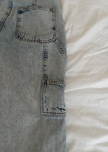 Trendyol & Milla Buz mavisi Bol Kesim Kadın Denim Pantolon