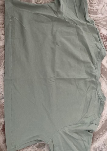 Happiness Yeşil Baskılı Kadın Crop Top