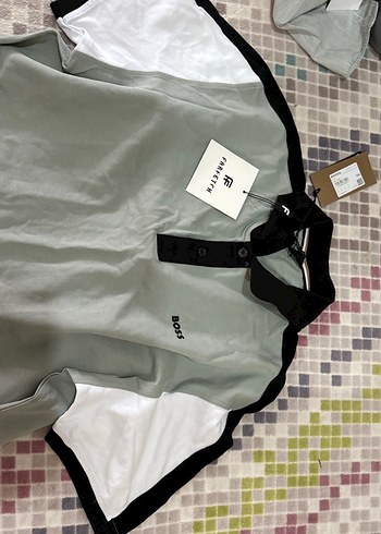 Gri Regular Fit Kısa Kollu Polo Tişört