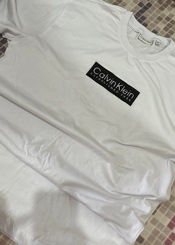 Calvin Klein Erkek Beyaz Tişört