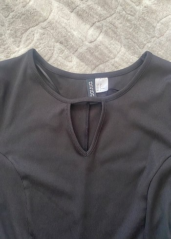 H&M Siyah Elbise