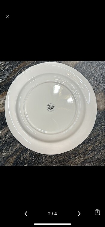 Diğer Spode tatlı tabağı