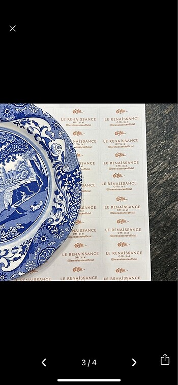  Beden Spode tatlı tabağı