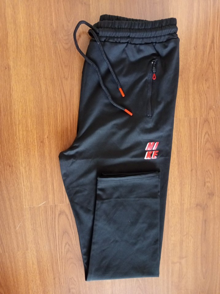 erkek siyah  dalgıç kumaş arka cepli  eşofman, - Görsel 2