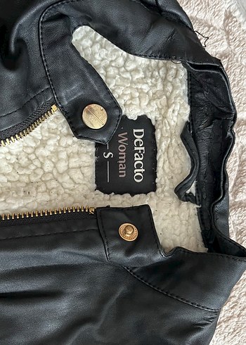 Siyah Deri Ceket - Görsel 2