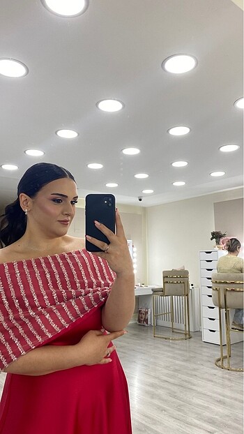42 Beden pembe Renk Nişanlık